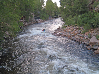 River Running in Estes Park, Colorado